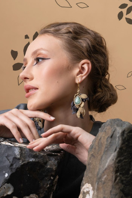 Mayabazaar "Statement" Crochet Earring Komorebi