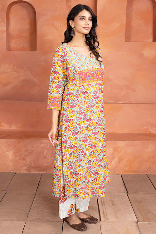 Shuddhi Mint Green 3 Piece Set