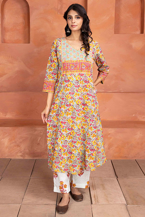 Shuddhi Mint Green 3 Piece Set