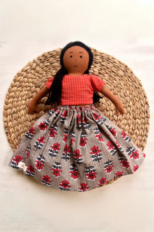 The Good Doll Nilah'S Elder Sister Malai 12 Inch Girl Doll In Classic Grey