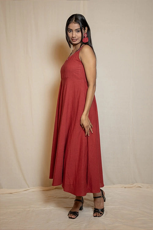 Moralfibre Pomegrante Evening Dress