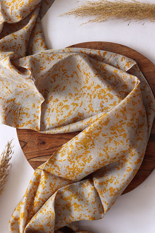 Mulya "Dahelia" Eco Printed Habutai Silk Yardage