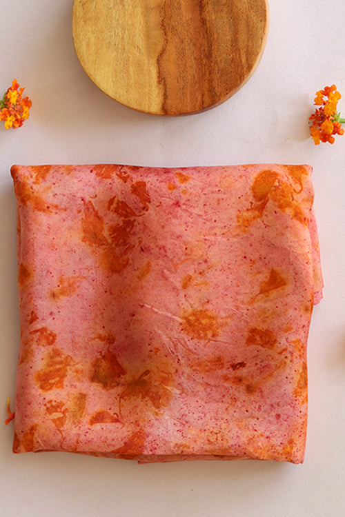 Mulya "Buraans" Eco Printed Habutai Silk Yardage
