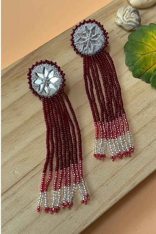 Antarang- Jil-Mil Earrings- Grey