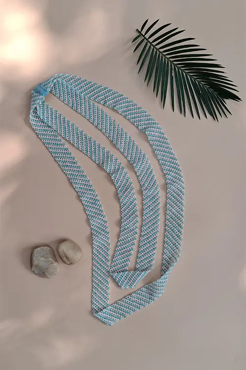 Antarang- Bead Work- Radhika Ambari Gulabi Haar [Long Nekpiece]