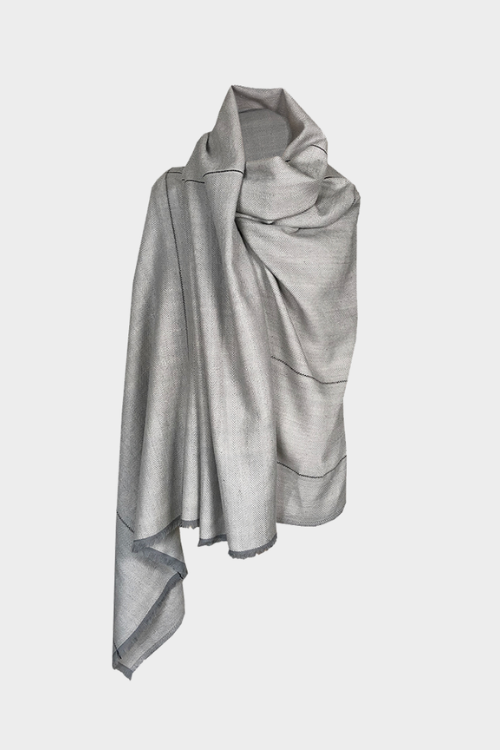 Fifth Origins Versatile Handwoven Cape/ Poncho Infinity Silver