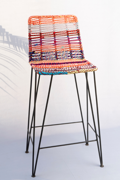 Sirohi Seher Textile Waste Bar Stool