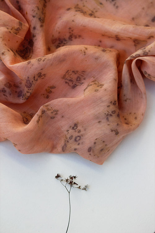 Mulya "LISA" Eco Printed Cotton Silk Yardage