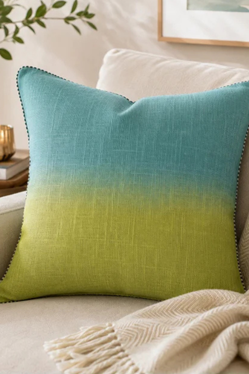 Onset Homes Eclipse Ombre Green Cushion Cover