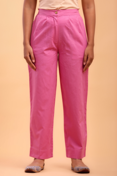 Pink Straight Pant