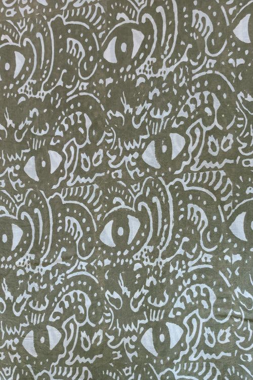Creative Bee 'ORION' Natural Dye Block Print Cotton Fabric