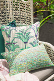 Onset Homes Sprig Cushion Cover-Turquoise-20X20