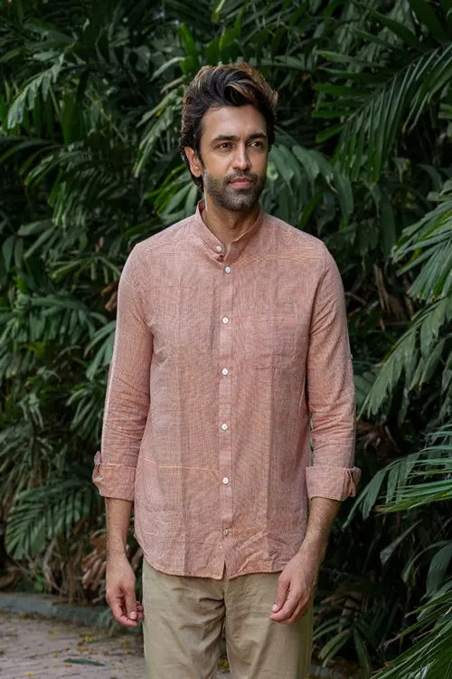 Craftroots Cotton Karnataka Weave Shirt