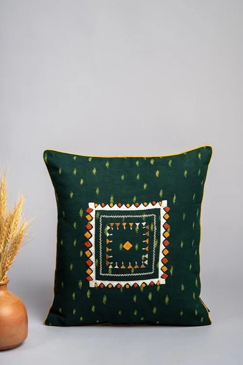 Craftroots Block Printed Kanguri Cushion Cover