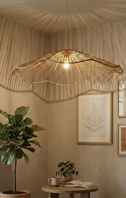 Greenkraft Petal Handcrafted Banana Rope Lampshade