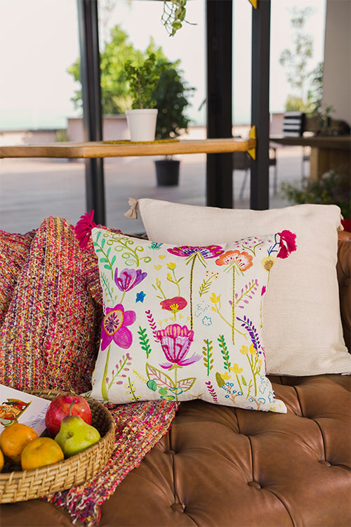 Onset Homes Gardenscape Cushion Cover-Fuchsia-16X16