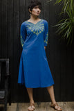 Moira Embroidered Cotton Occasions Dress For Ladies Online