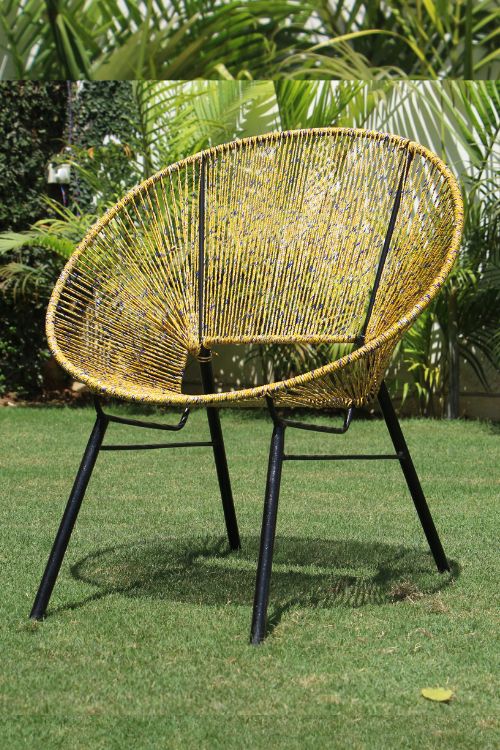 Glitz Upcycled Plastic Lounge Chair