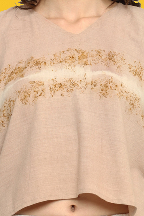 Bageeya " Mitti ki Rani  Handspun  Matka Crop Top
