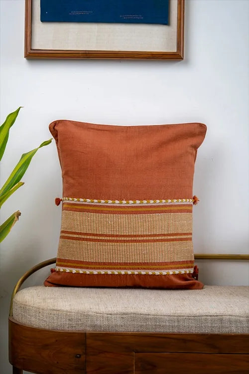 Craftroots Dashesh Kala Cotton Cushion Cover