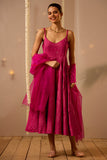 Godlike Embroidered Pink Dress With Dupatta For Women Online