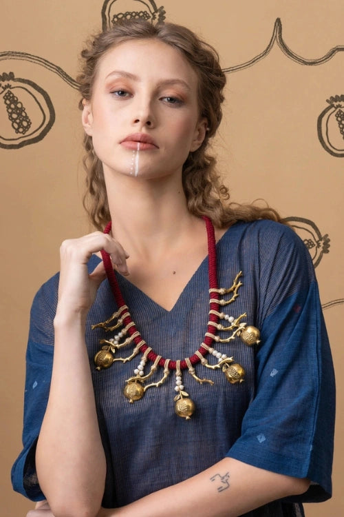 Mayabazaar "Statement"Handwrapped Necklace Adonis