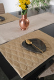 Dome Quilted Table Mats Sand