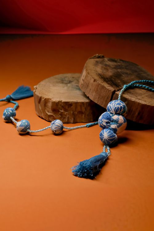 Antarang- Aasmani Potli Bhai And Bhabhi Rakhi, 100% Cotton, Made By Divyang Rural Women