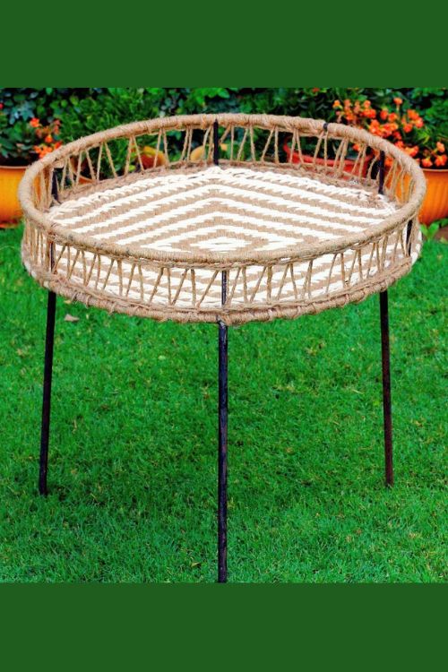 Sirohi Heera Round Tray Table