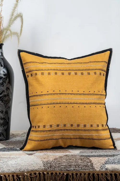 Craftroots Desert Rhythm Handcrafted Cushion Cover