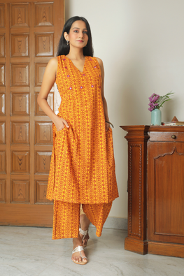 Bebaak Preet Bagh Printed Tunic Dress Set For Women Online
