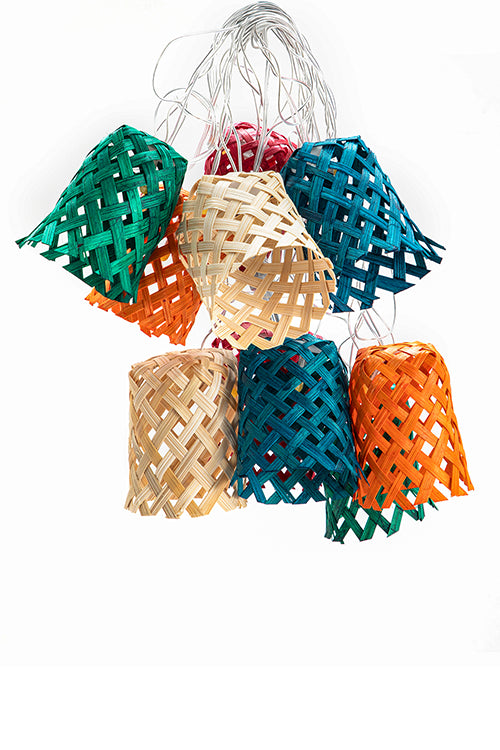 Greenkraft Multicoloured Vine Handcrafted bamboo String Light