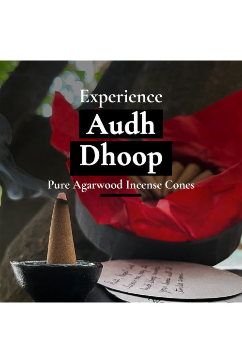 Boond Fragrances Audh Dhoop - Pure Agarwood Incense Cones