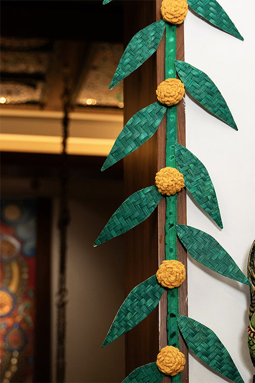 Greenkraft Shubh Handcrafted Bamboo Hanging - Set Of 2