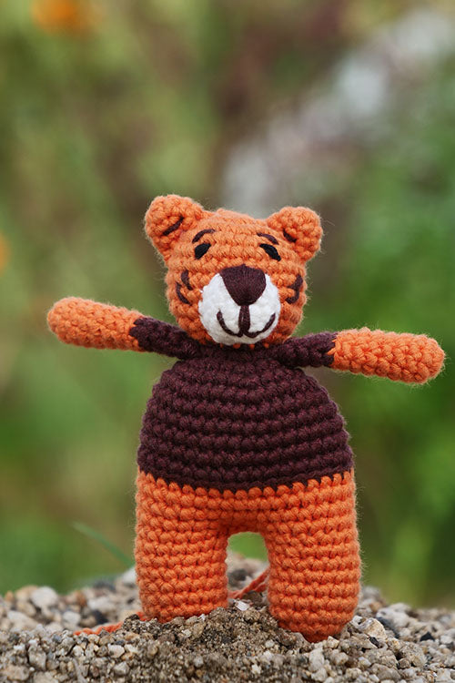 Himalayan Blooms Hand Made Crochet Soft Toys - Tiger