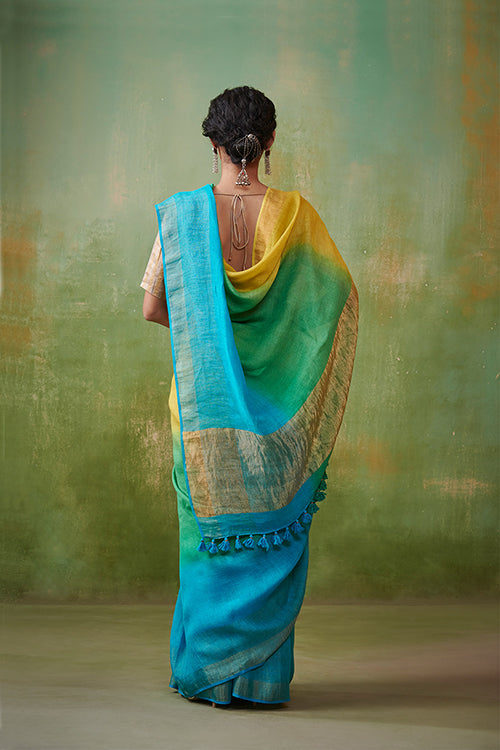 Dressfolk Sia Linen Saree
