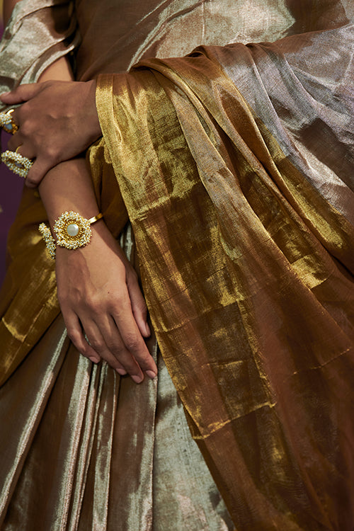 Dressfolk Rekha Tissue Saree