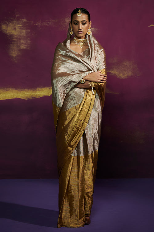 Dressfolk Rekha Tissue Saree