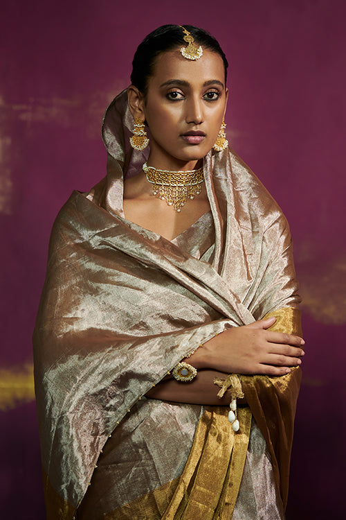 Dressfolk Rekha Tissue Saree