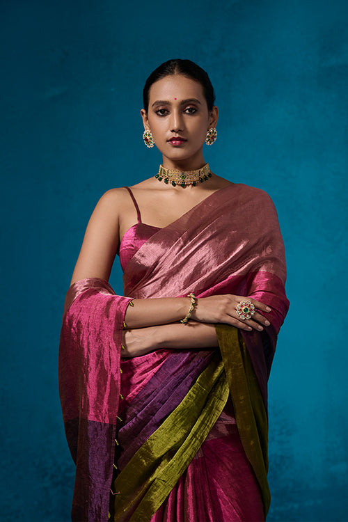 Dressfolk Shiddat Tissue Saree