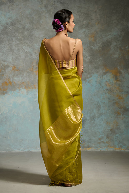 Dressfolk Ujjwala Organza Saree