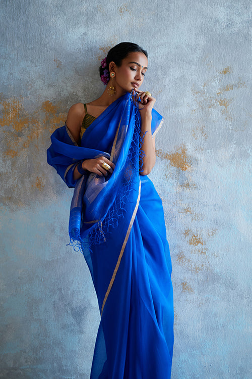 Dressfolk Utsavi Organza Saree