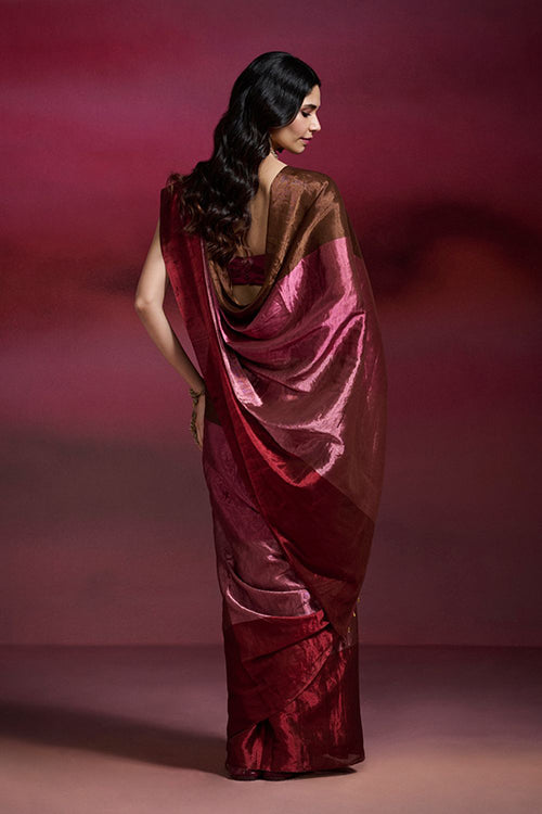 Dressfolk Rani Tissue Saree