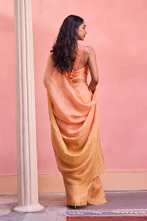 Dressfolk Sunkissed Linen Saree