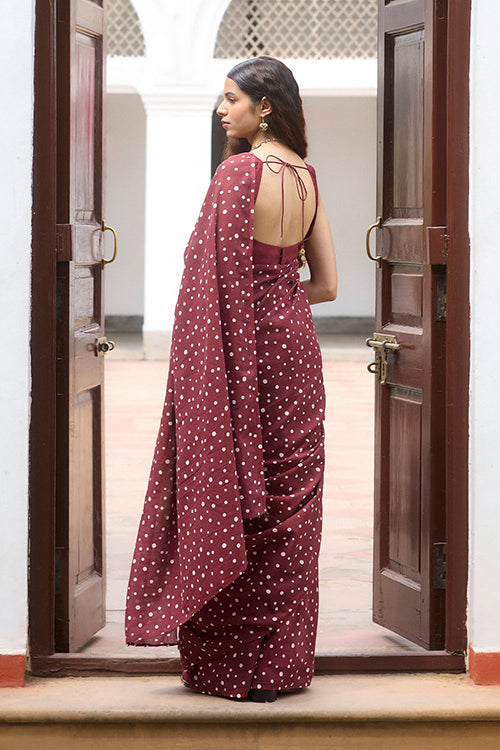 Dressfolk Dot drama Bengal Cotton Saree