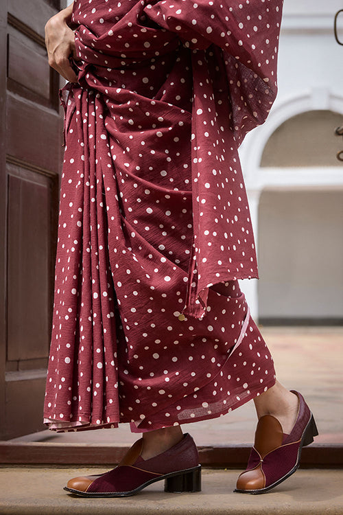 Dressfolk Dot drama Bengal Cotton Saree