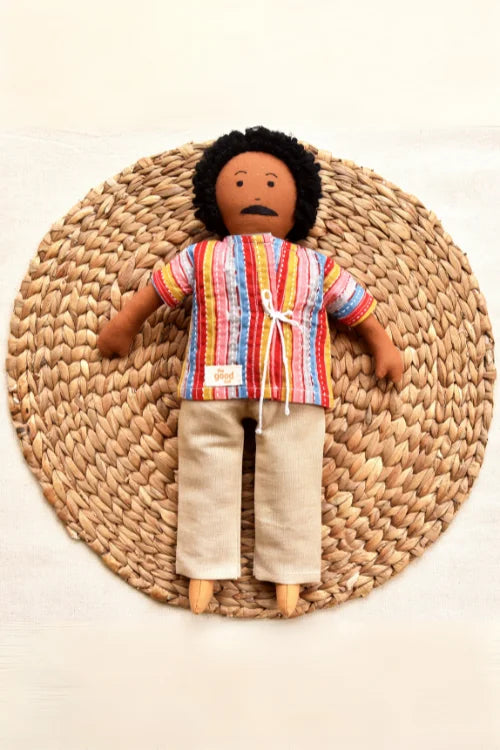 The Good Doll Nilah'S Appa 12 Inch Boy Doll Multicolour Shirt