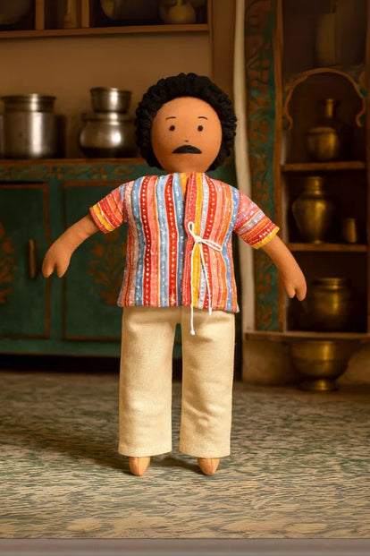 The Good Doll Nilah'S Appa 12 Inch Boy Doll Multicolour Shirt