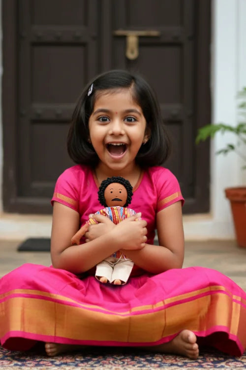 The Good Doll Nilah'S Appa 12 Inch Boy Doll Multicolour Shirt