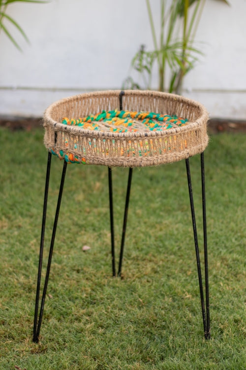 Sirohi Ida Round Tray Table